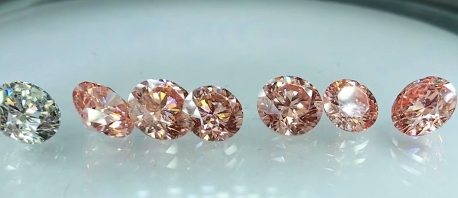 1.5 to 2.5 ct pink CVD diamond gems